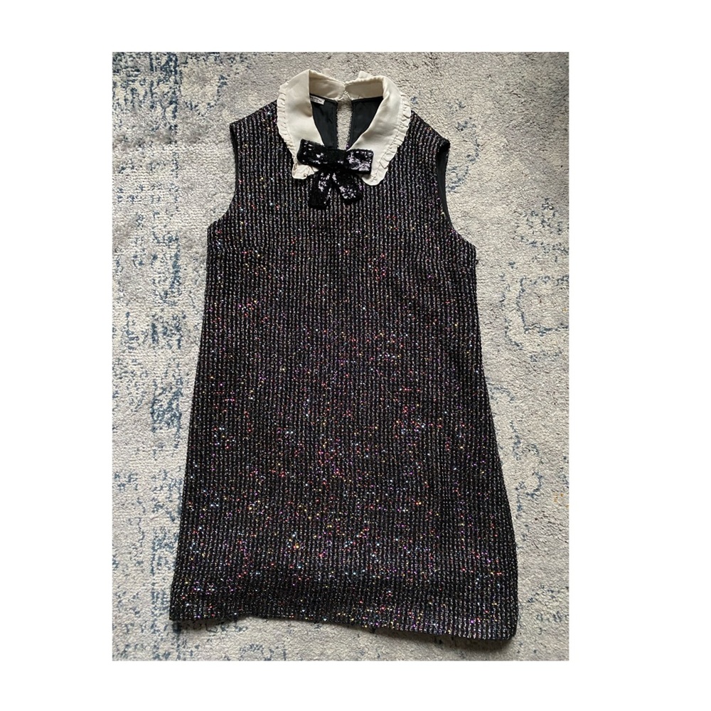 Miu Miu Black and White Mini Dress